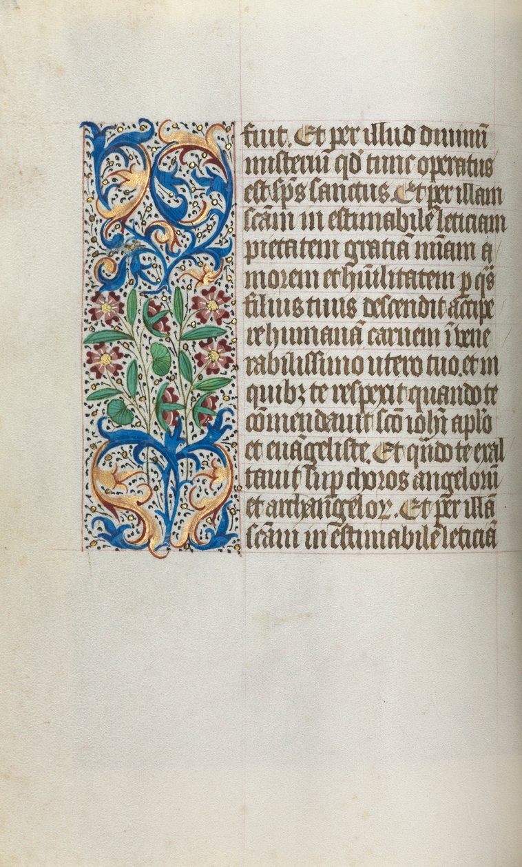 Kniha hodin Použití Rouen: fol. 19v, c. 1470. od Master of the Geneva Latini