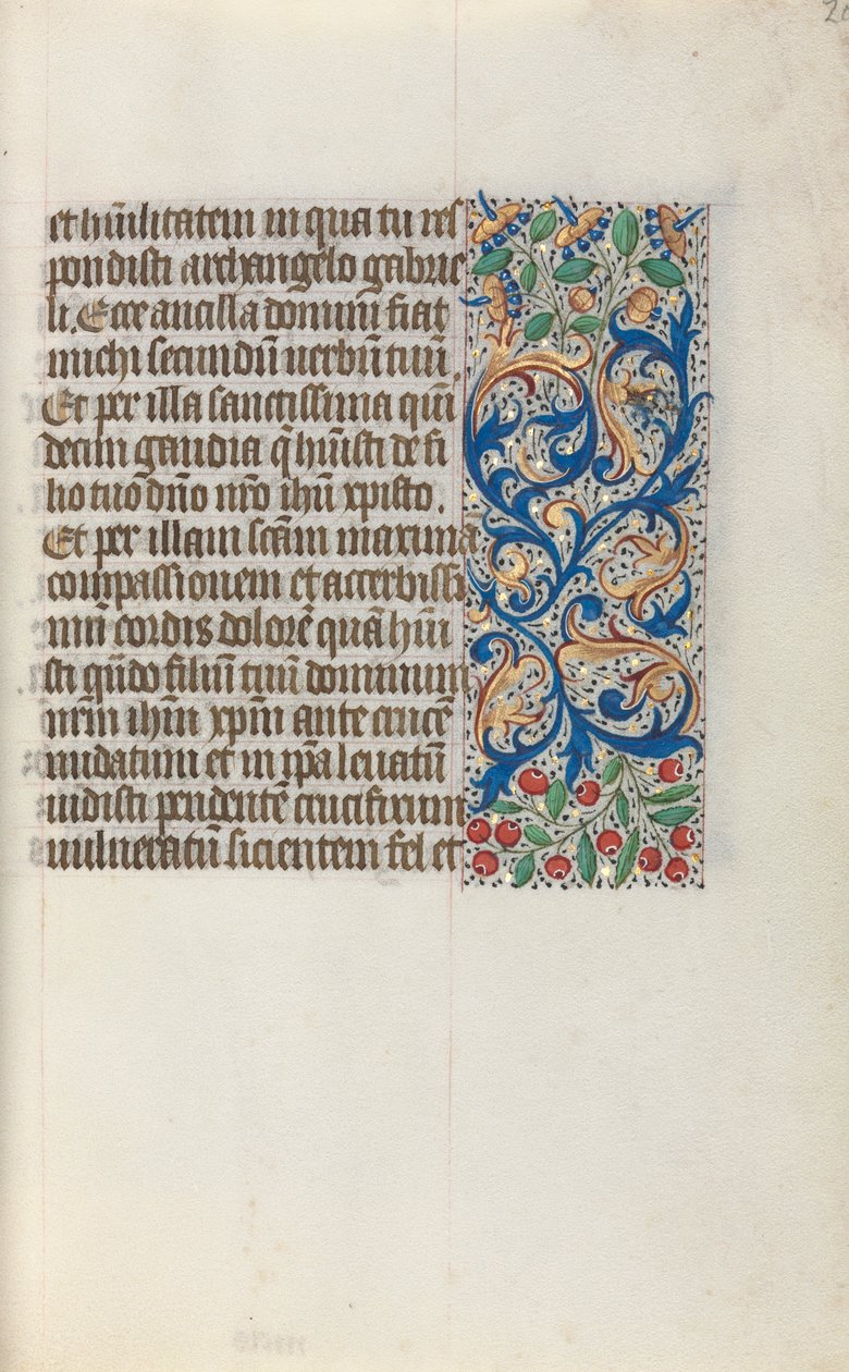 Kniha hodin Použití Rouen: fol. 20r, c. 1470. od Master of the Geneva Latini