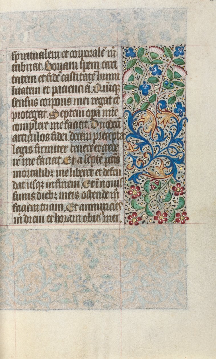 Kniha hodin Použití Rouen: fol. 22r, c. 1470. od Master of the Geneva Latini