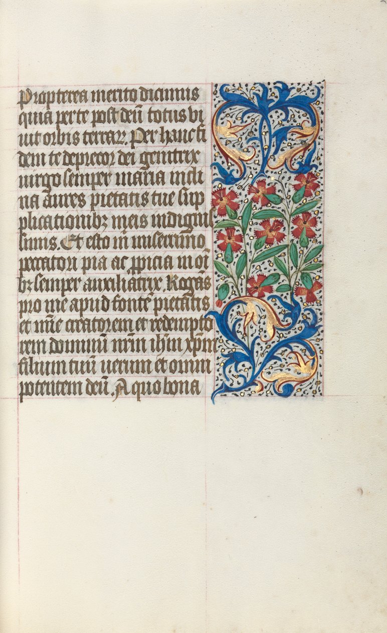 Kniha hodin Použití Rouen: fol. 24r, c. 1470. od Master of the Geneva Latini