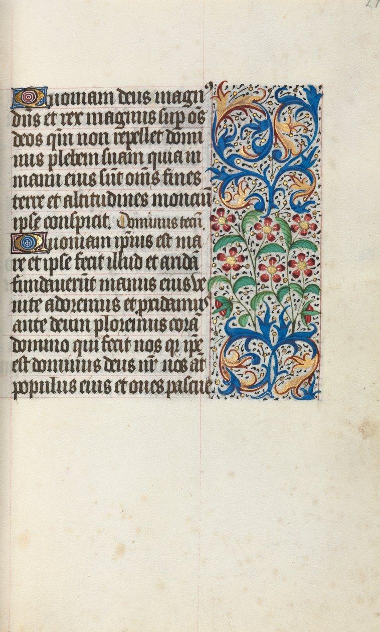 Kniha hodin Použití Rouen: fol. 29r, c. 1470. od Master of the Geneva Latini