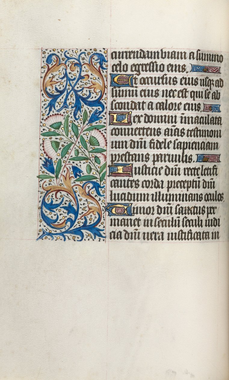 Kniha hodin Použití Rouen: fol. 32v, c. 1470. od Master of the Geneva Latini