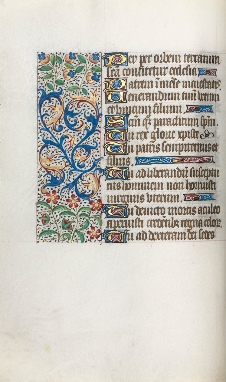 Kniha hodin Použití Rouen: fol. 37v, c. 1470. od Master of the Geneva Latini