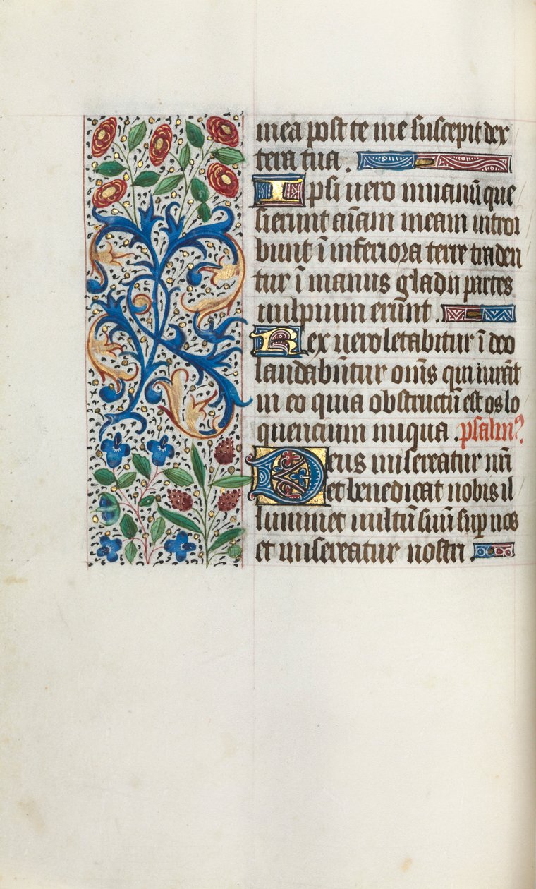 Kniha hodin Použití Rouen: fol. 40v, c. 1470. od Master of the Geneva Latini