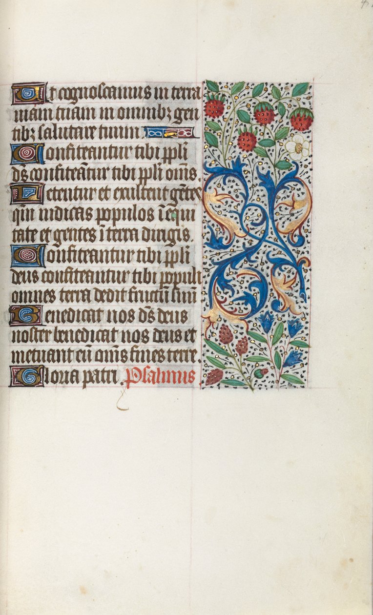 Kniha hodin Použití Rouen: fol. 41r, c. 1470. od Master of the Geneva Latini