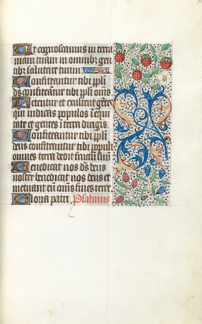 Kniha hodin Použití Rouen: fol. 42r, c. 1470. od Master of the Geneva Latini