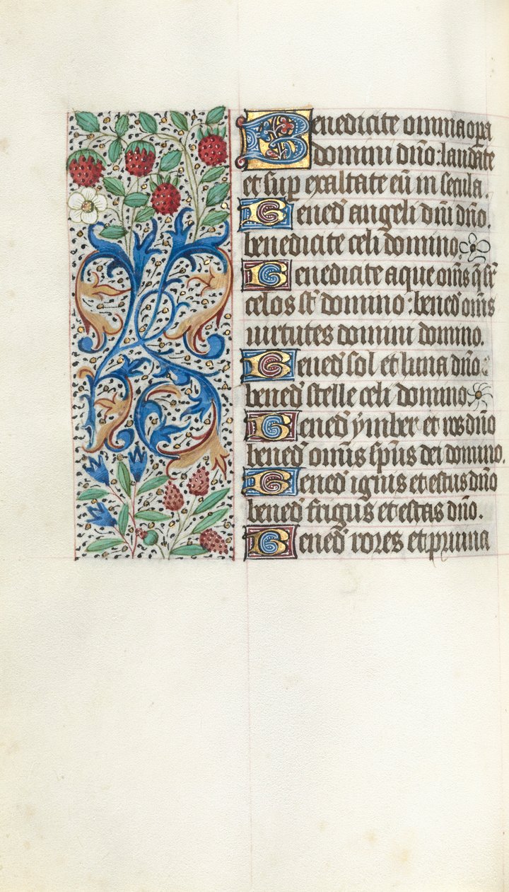 Kniha hodin Použití Rouen: fol. 42V, c. 1470. od Master of the Geneva Latini