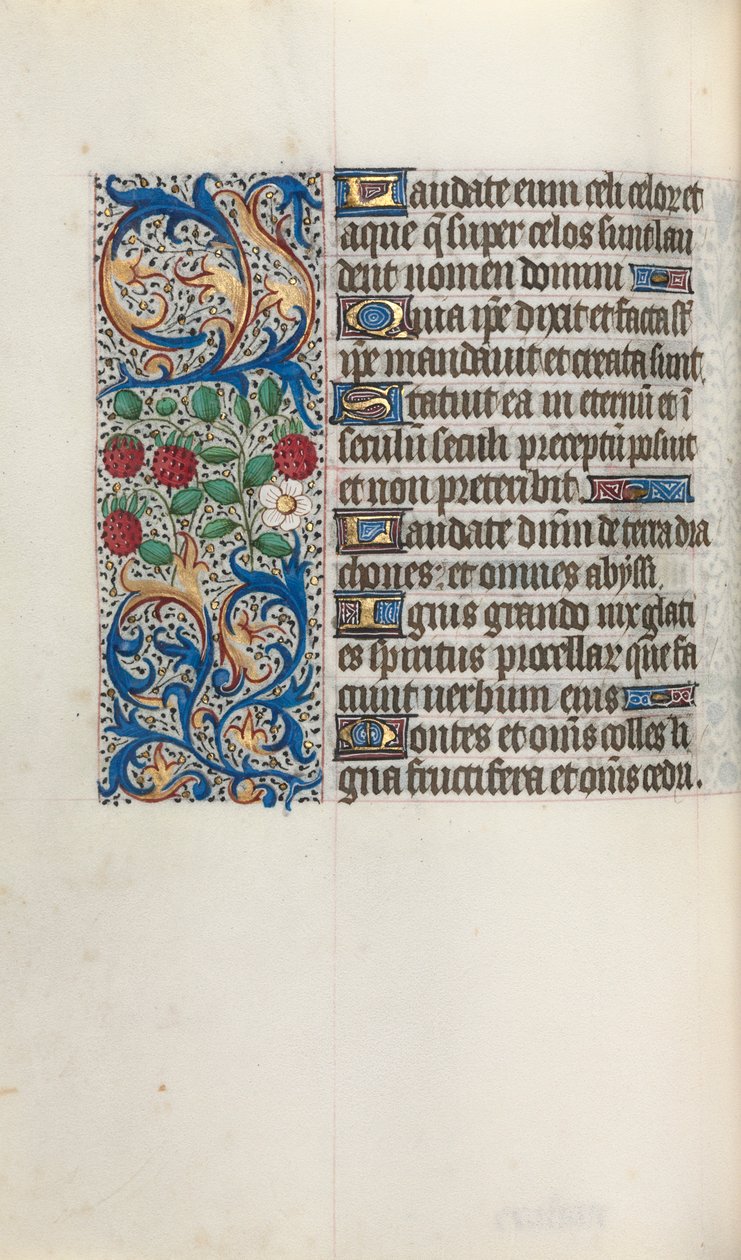 Kniha hodin Použití Rouen: fol. 44V, c. 1470. od Master of the Geneva Latini