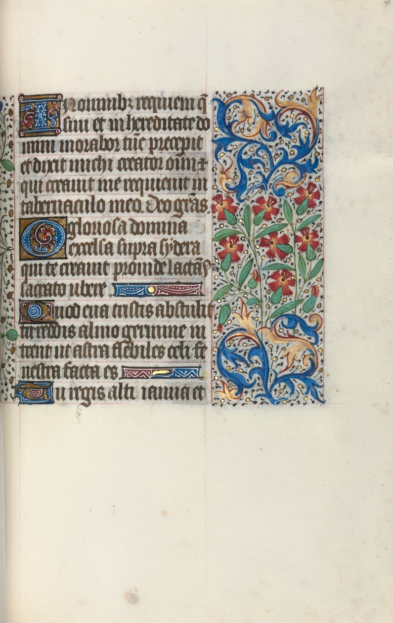Kniha hodin Použití Rouen: fol. 47r, c. 1470. od Master of the Geneva Latini