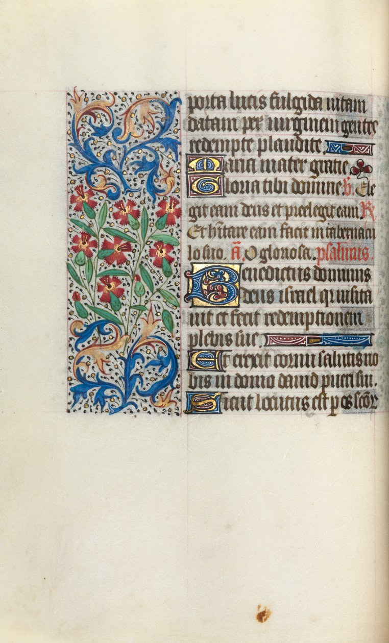 Kniha hodin Použití Rouen: fol. 47v, c. 1470. od Master of the Geneva Latini