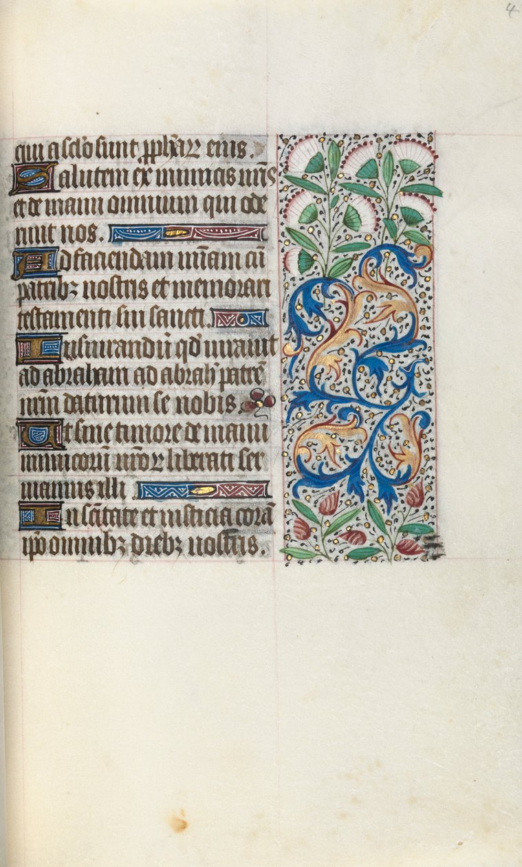 Kniha hodin Použití Rouen: fol. 48r, c. 1470. od Master of the Geneva Latini