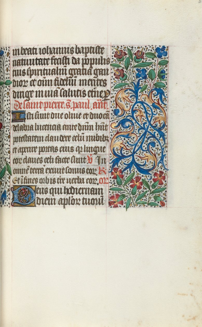 Kniha hodin Použití Rouen: fol. 51r, c. 1470. od Master of the Geneva Latini