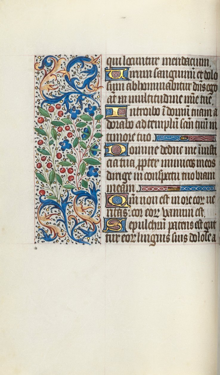 Kniha hodin Použití Rouen: fol. 52v, c. 1470. od Master of the Geneva Latini