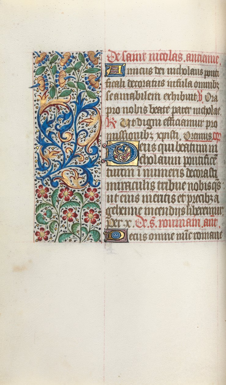 Kniha hodin Použití Rouen: fol. 52v, c. 1470. od Master of the Geneva Latini