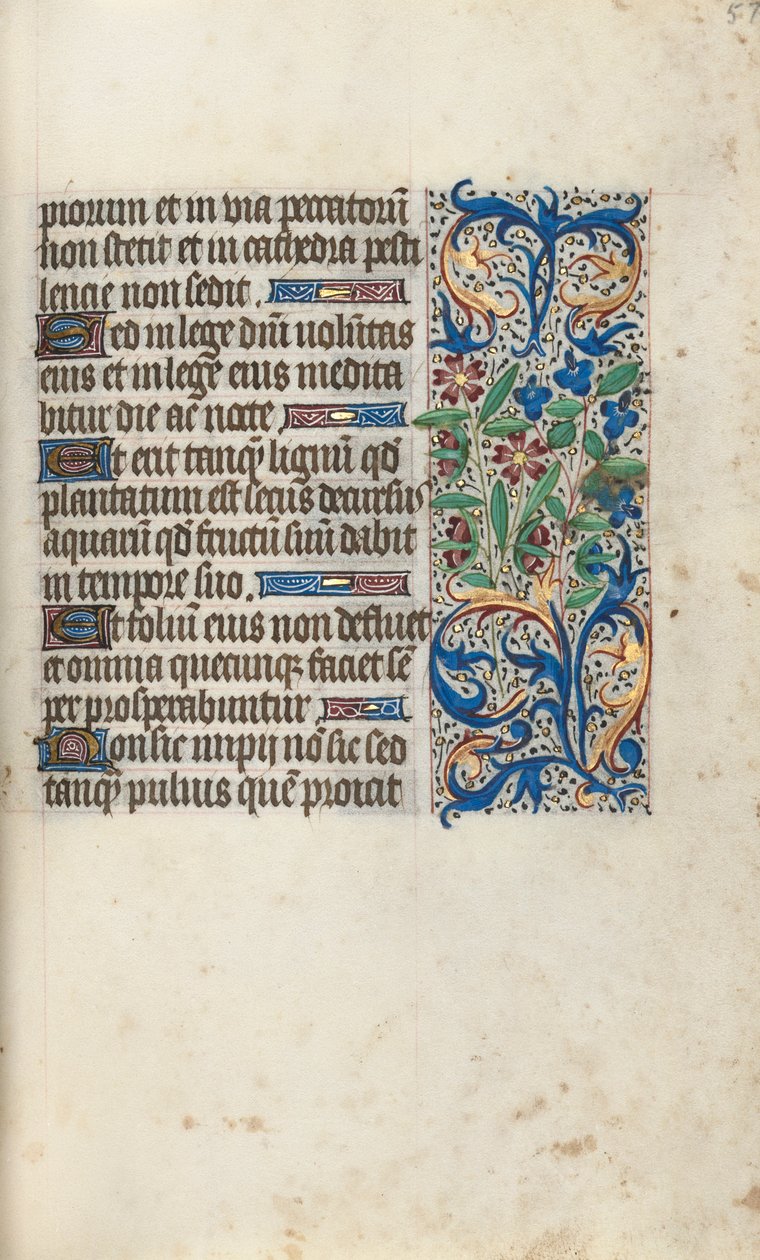 Kniha hodin Použití Rouen: fol. 57r, c. 1470. od Master of the Geneva Latini