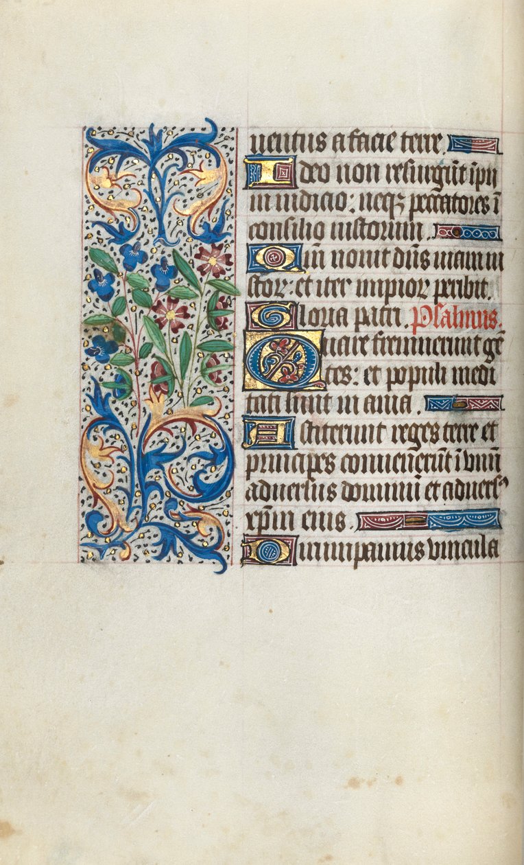 Kniha hodin Použití Rouen: fol. 57v, c. 1470. od Master of the Geneva Latini