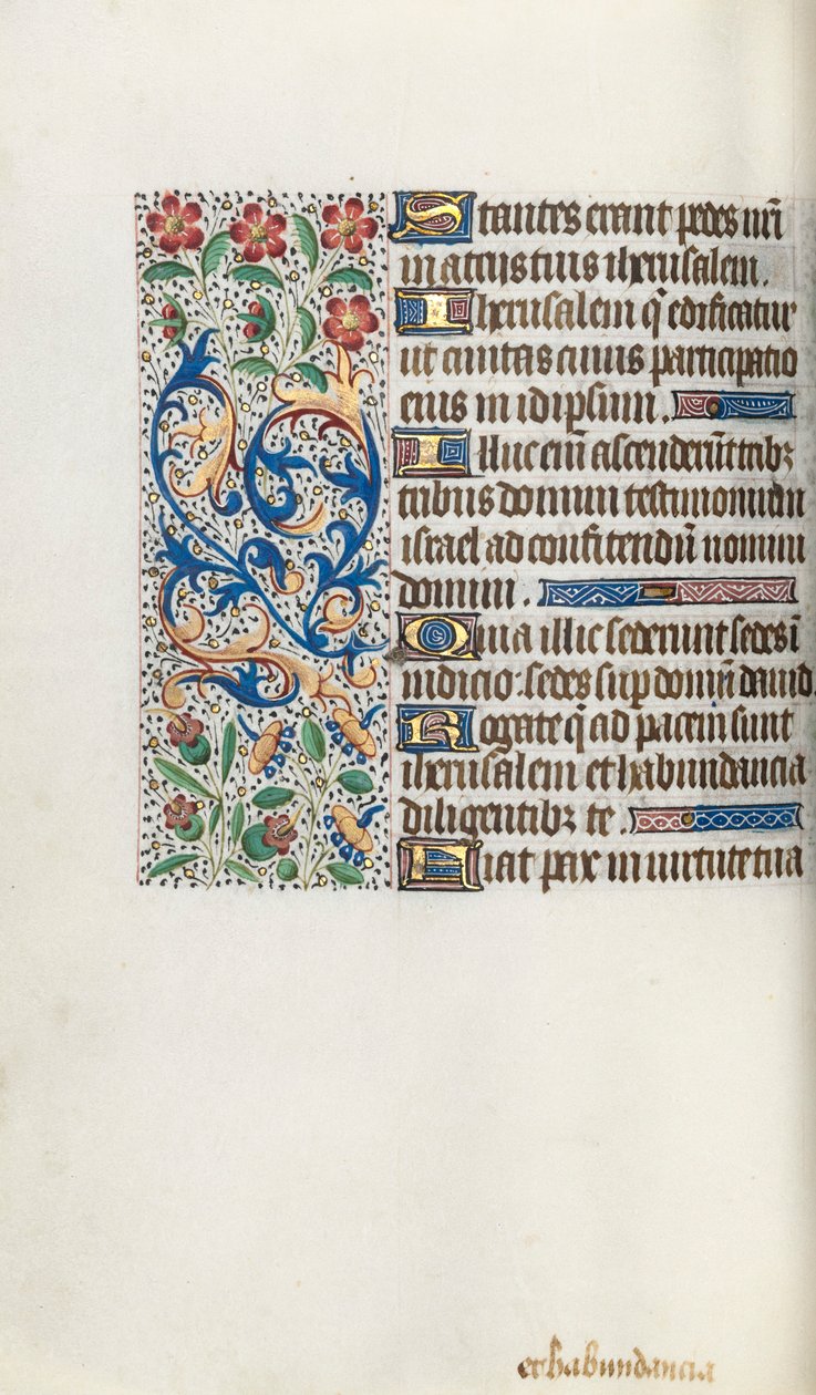 Kniha hodin Použití Rouen: fol. 62v, c. 1470. od Master of the Geneva Latini
