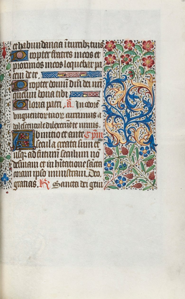 Kniha hodin Použití Rouen: fol. 63r, c. 1470. od Master of the Geneva Latini