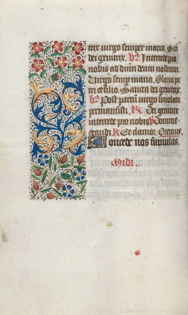 Kniha hodin Použití Rouen: fol. 63v, c. 1470. od Master of the Geneva Latini