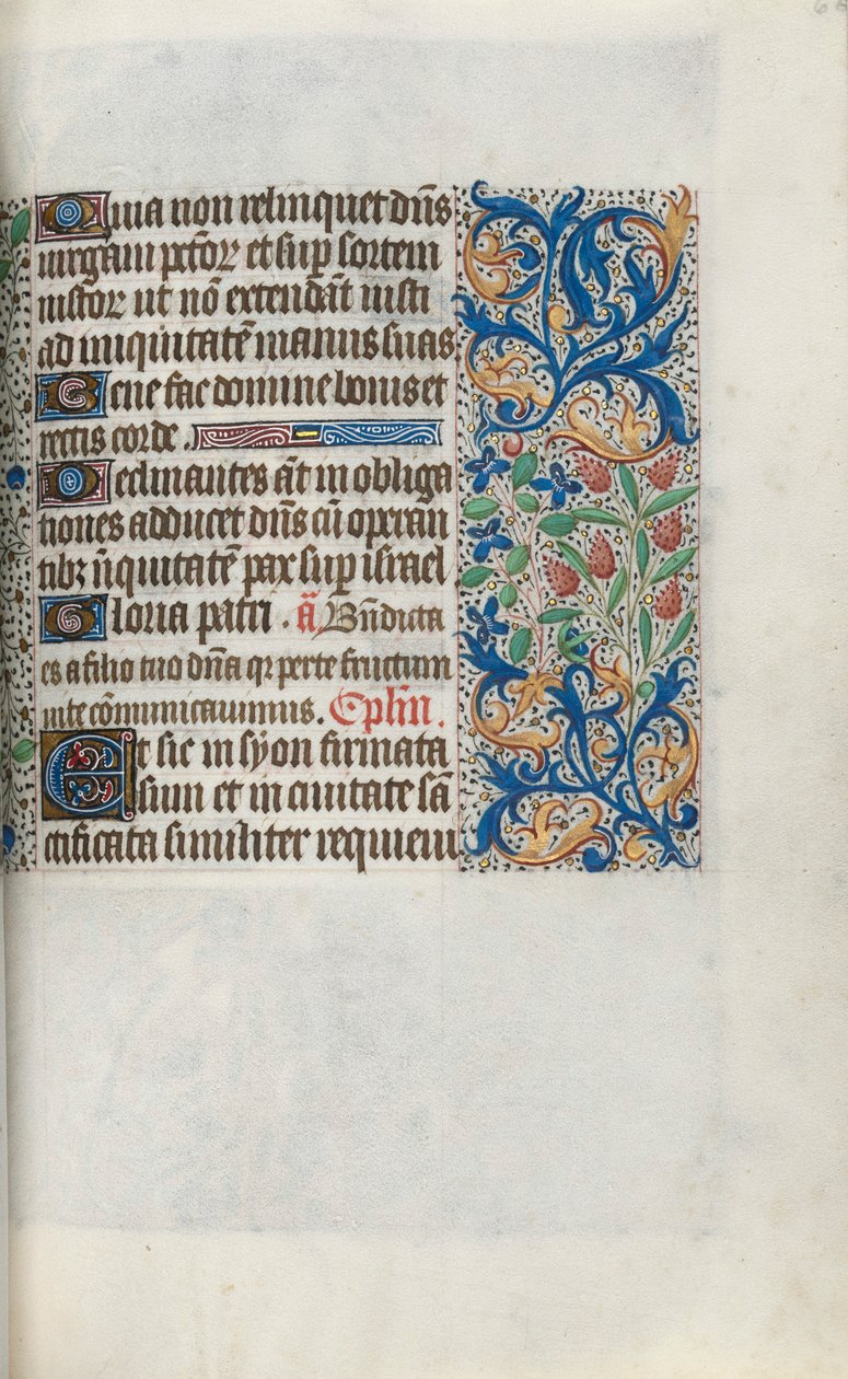Kniha hodin Použití Rouen: fol. 66r, c. 1470. od Master of the Geneva Latini