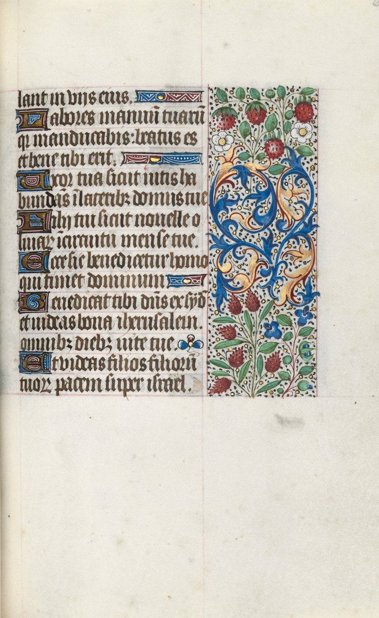 Kniha hodin Použití Rouen: fol. 69r, c. 1470. od Master of the Geneva Latini