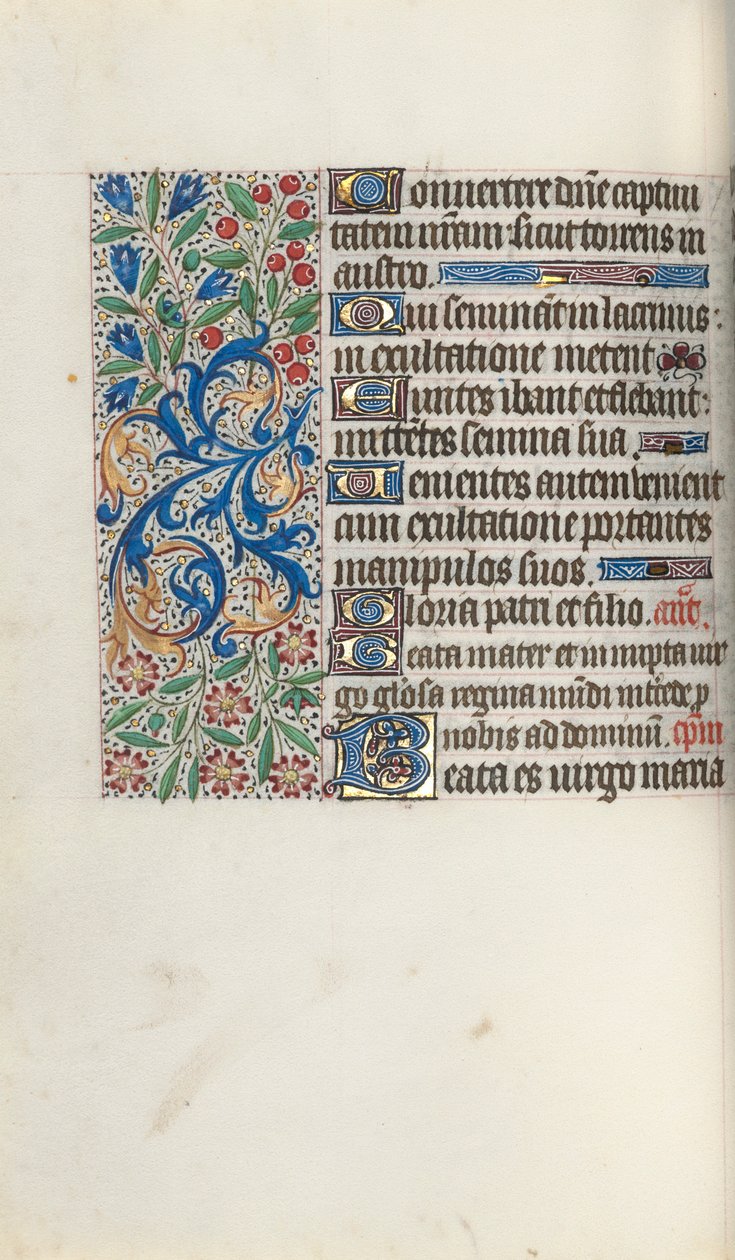 Kniha hodin Použití Rouen: fol. 72v, c. 1470. od Master of the Geneva Latini