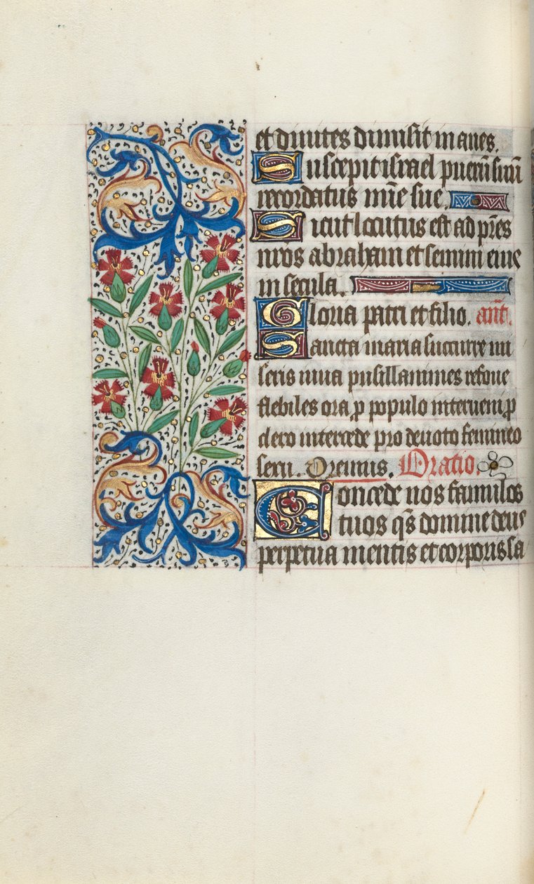 Kniha hodin Použití Rouen: fol. 74v, c. 1470. od Master of the Geneva Latini