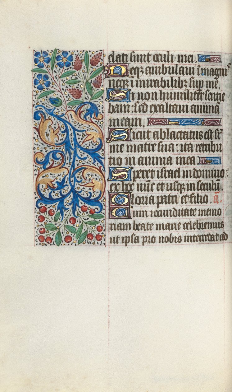 Kniha hodin Použití Rouen: fol. 77v, c. 1470. od Master of the Geneva Latini