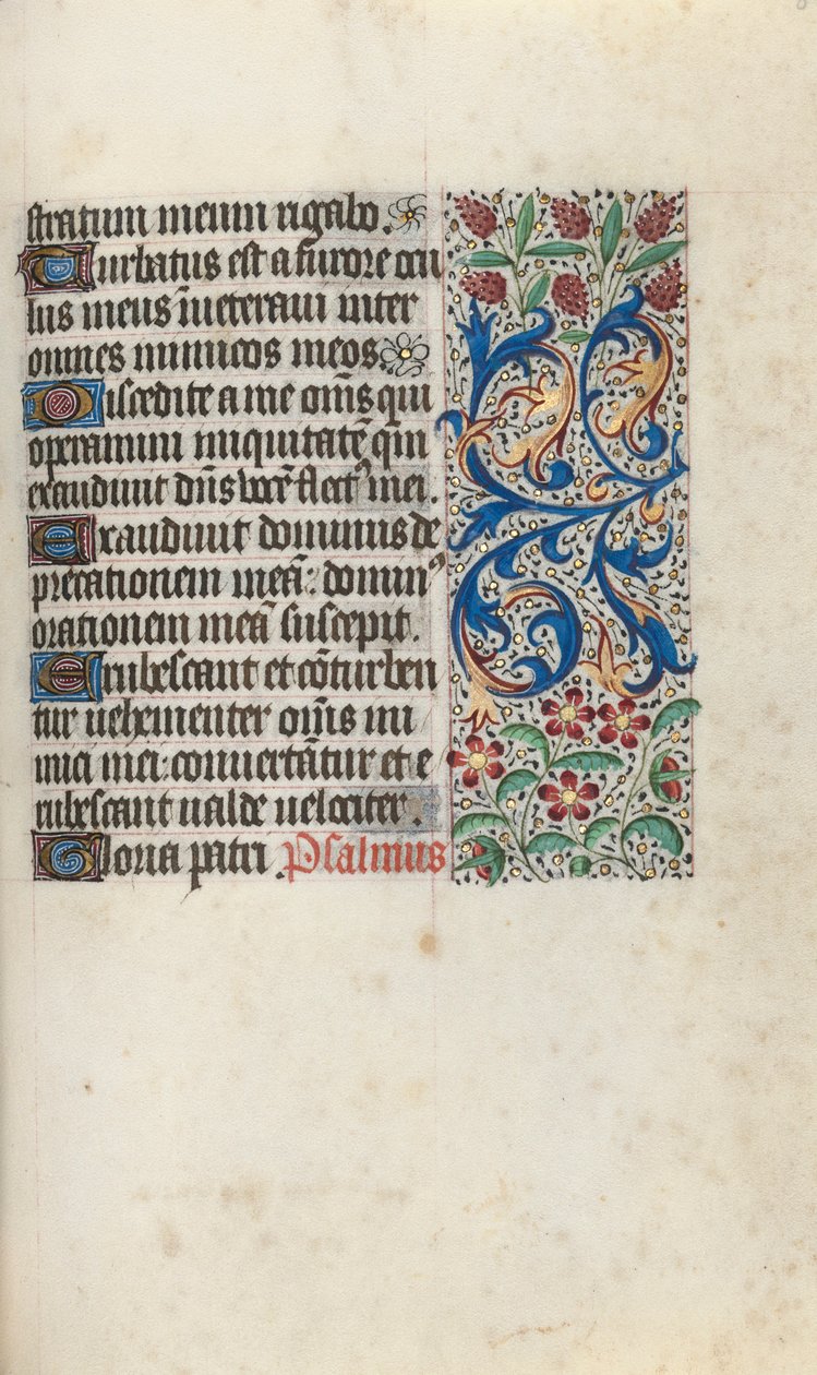 Kniha hodin Použití Rouen: fol. 81r, c. 1470. od Master of the Geneva Latini