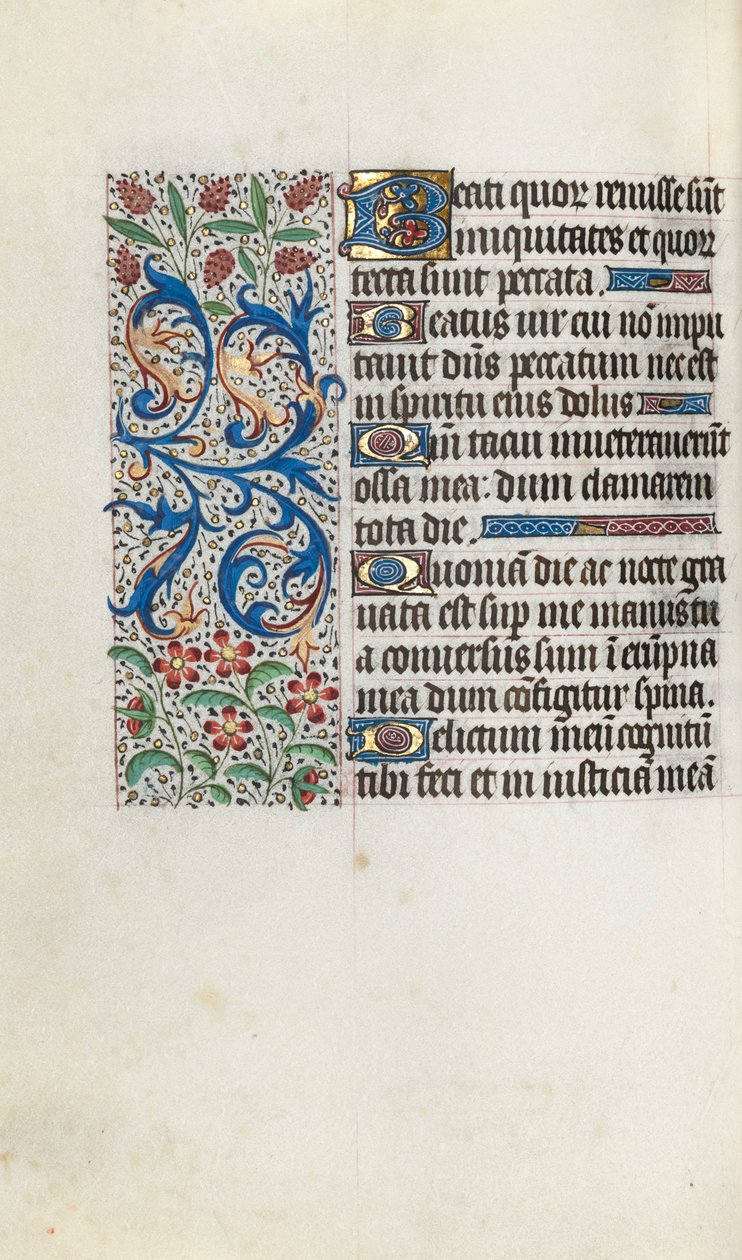 Kniha hodin Použití Rouen: fol. 81v, c. 1470. od Master of the Geneva Latini