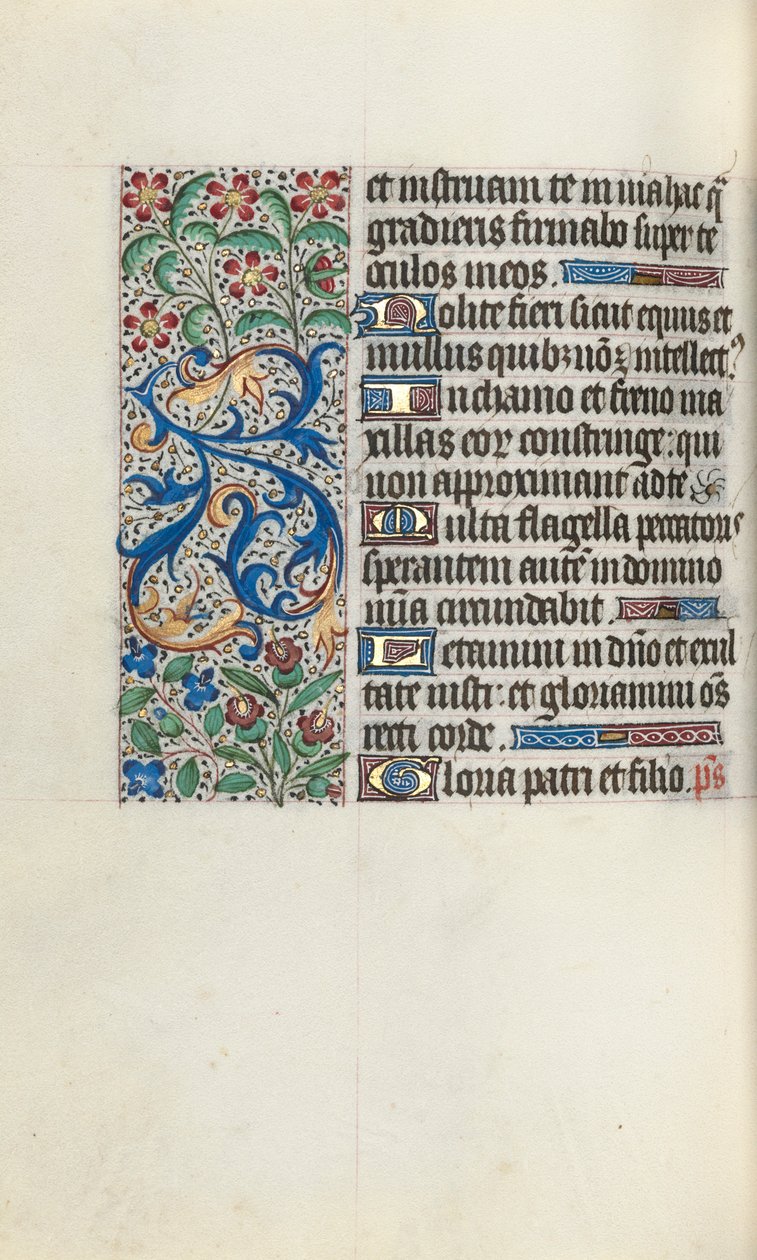 Kniha hodin Použití Rouen: fol. 82v, c. 1470. od Master of the Geneva Latini