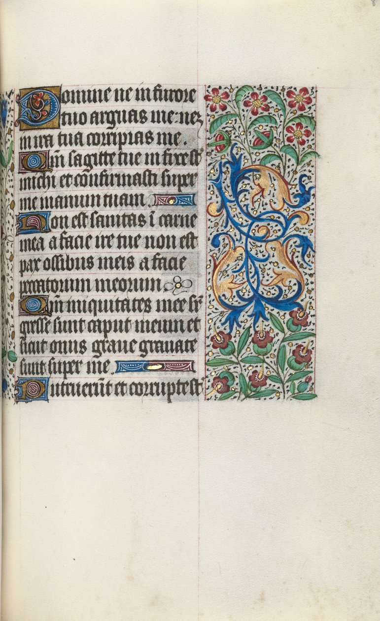 Kniha hodin Použití Rouen: fol. 83r, c. 1470. od Master of the Geneva Latini