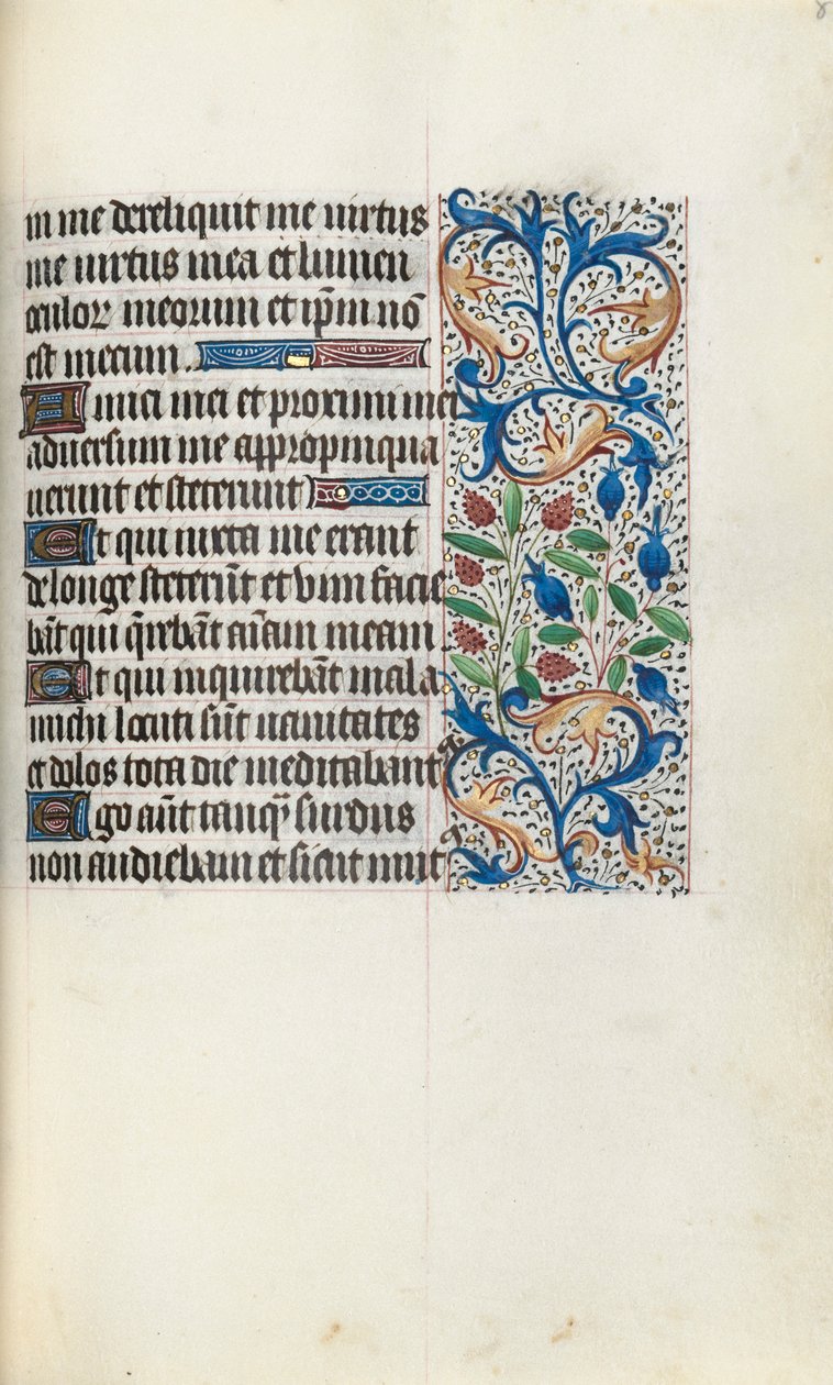 Kniha hodin Použití Rouen: fol. 84r, c. 1470. od Master of the Geneva Latini