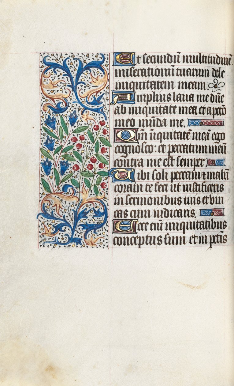 Kniha hodin Použití Rouen: fol. 85v, c. 1470. od Master of the Geneva Latini
