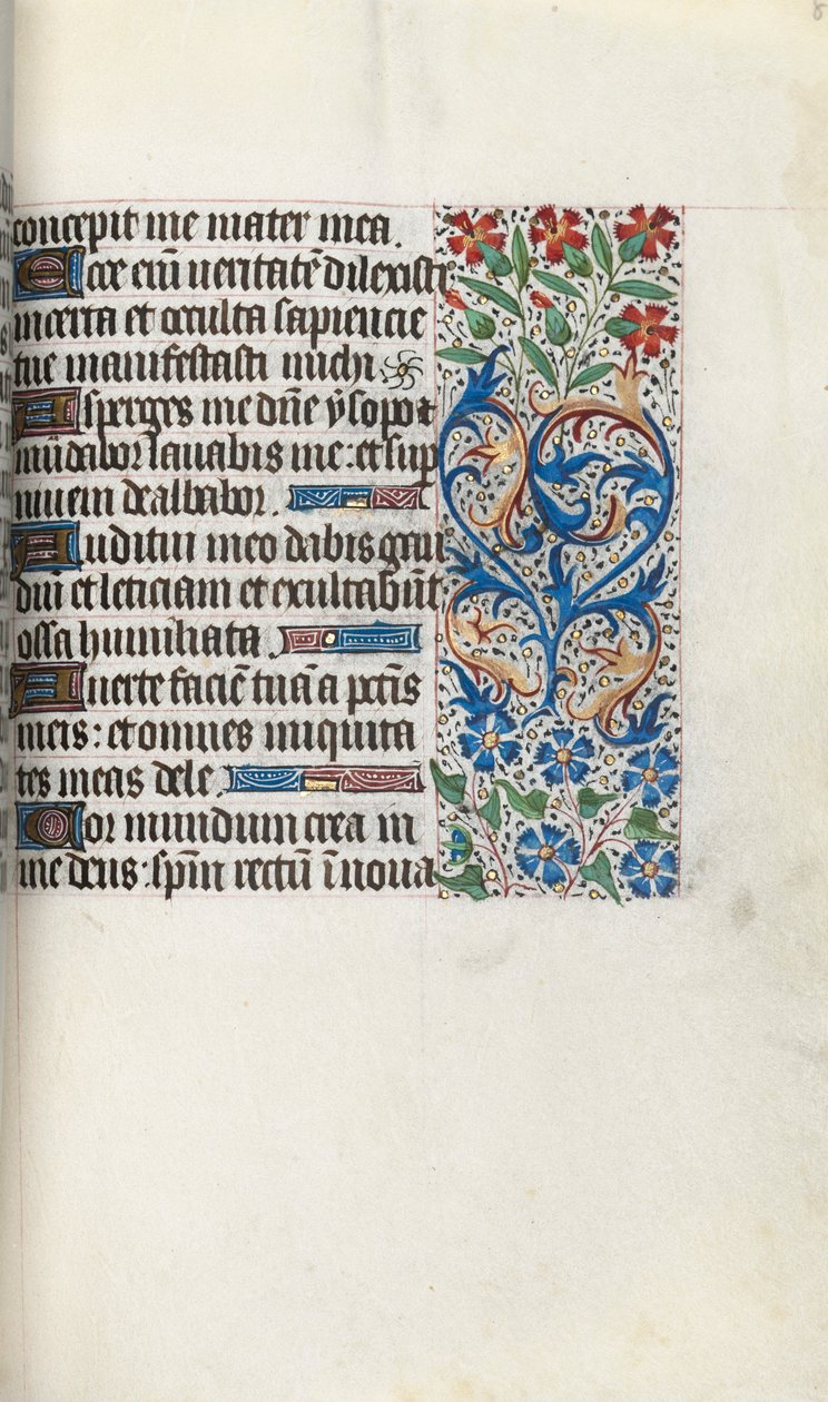 Kniha hodin Použití Rouen: fol. 86r, c. 1470. od Master of the Geneva Latini