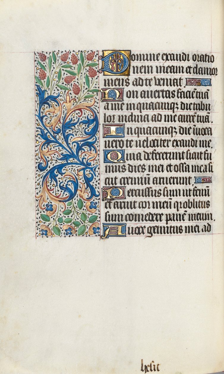 Kniha hodin Použití Rouen: fol. 87v, c. 1470. od Master of the Geneva Latini