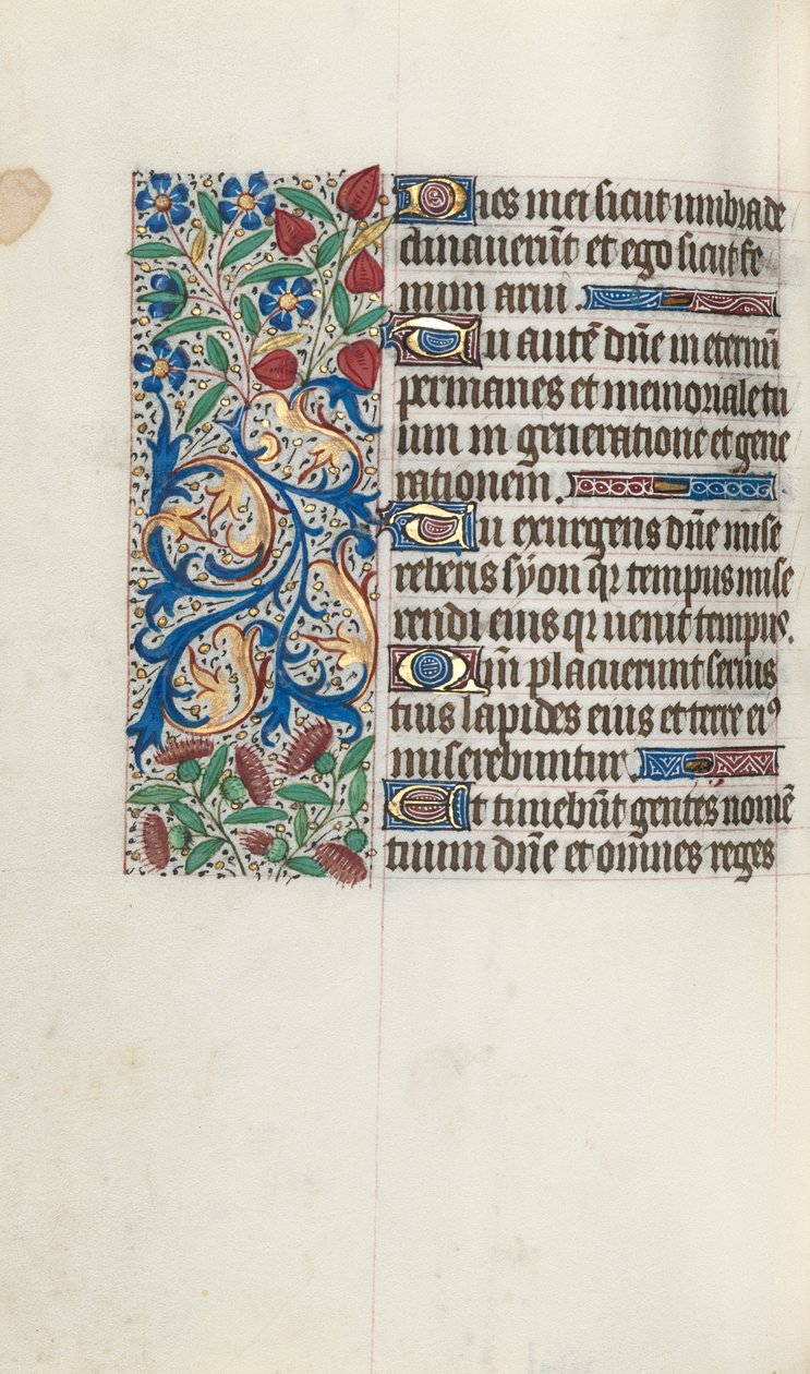 Kniha hodin Použití Rouen: fol. 88v, c. 1470. od Master of the Geneva Latini
