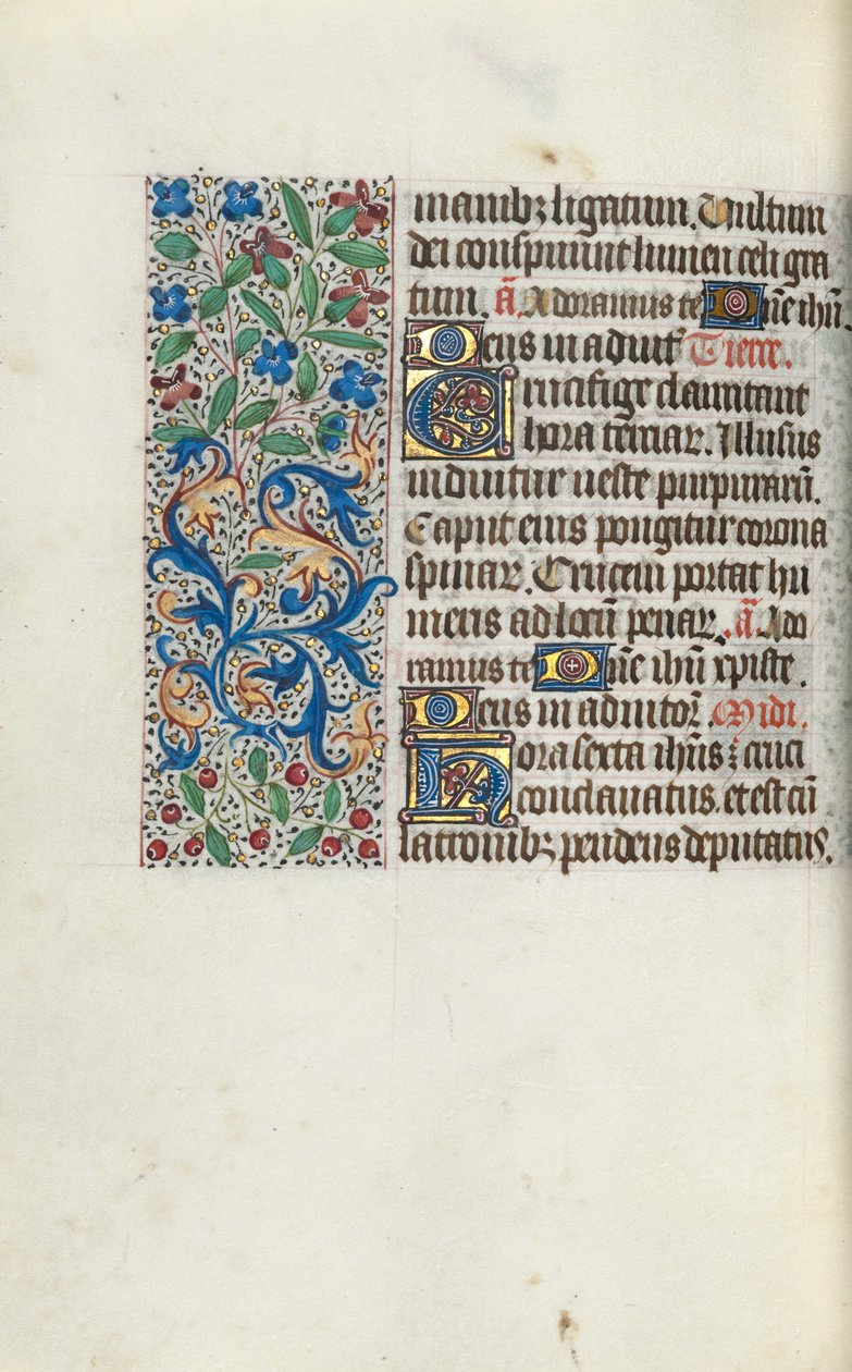 Kniha hodin Použití Rouen: fol. 97v, c. 1470. od Master of the Geneva Latini