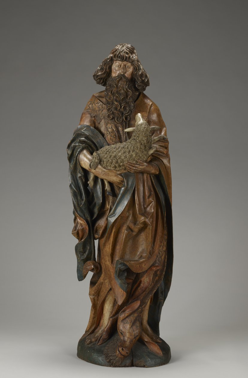 St John the Baptist, c.1515 (částečně polychromované lipové dřevo) od Master of the Harburger Altar