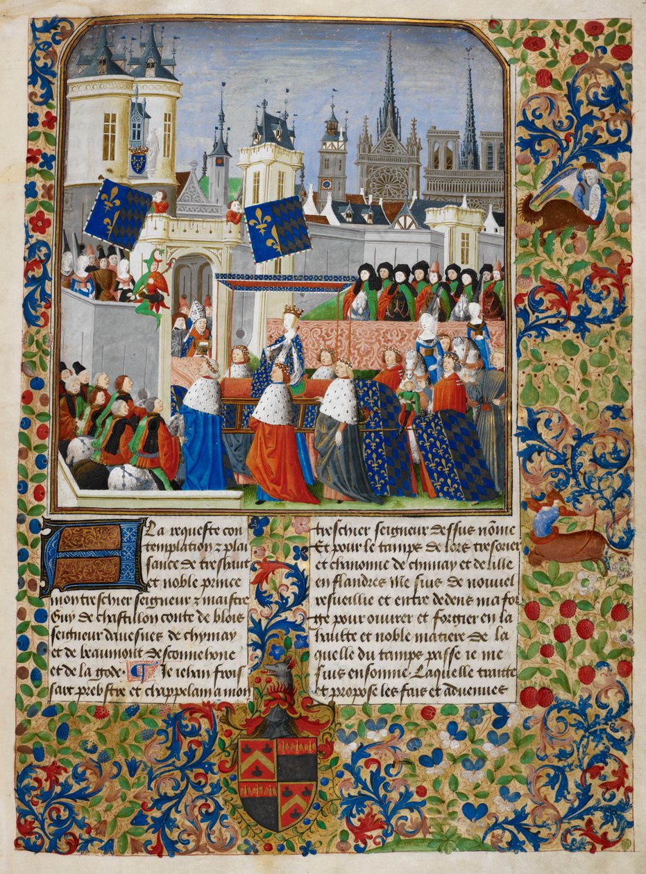 Isabeau Bavorská, ilustrace z 