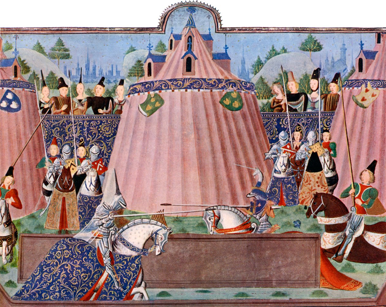 Soutěže St Inglevert, Francie, 1470-1475, c1900-1920 od Master of the Harley Froissart