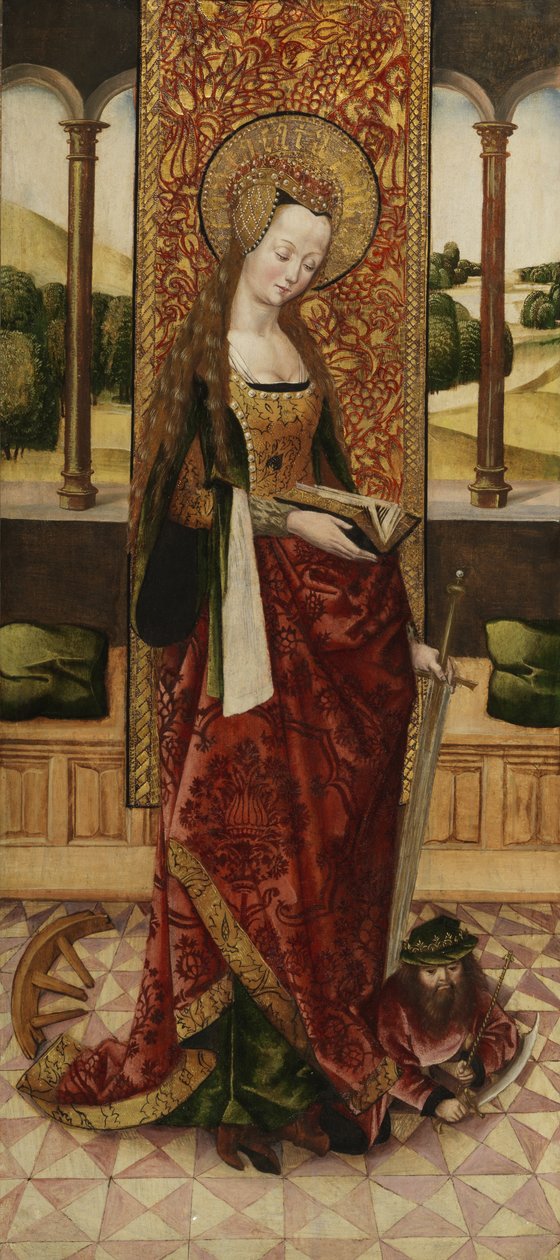 Svatá Kateřina od Master of the Lee Triptych