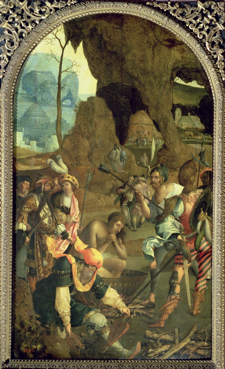 Umučení sv. Jana Evangelisty, kolem roku 1525 od Master of the Legend of St. John the Evangelist