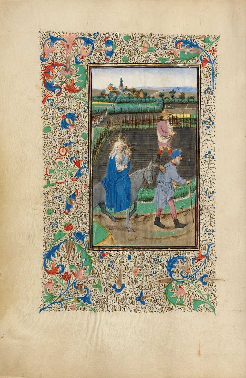 Útěk do Egypta od Master of the Llangattock Hours