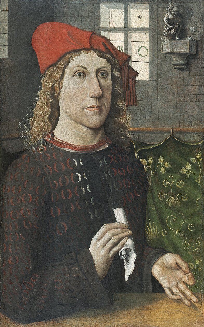 Portrét mladého muže od Master of the Lüneburg Last Judgement