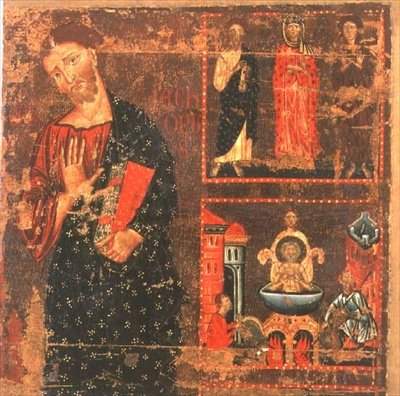 Svatý Jan Evangelista (tempera na panelu) od Master of the Magdalen