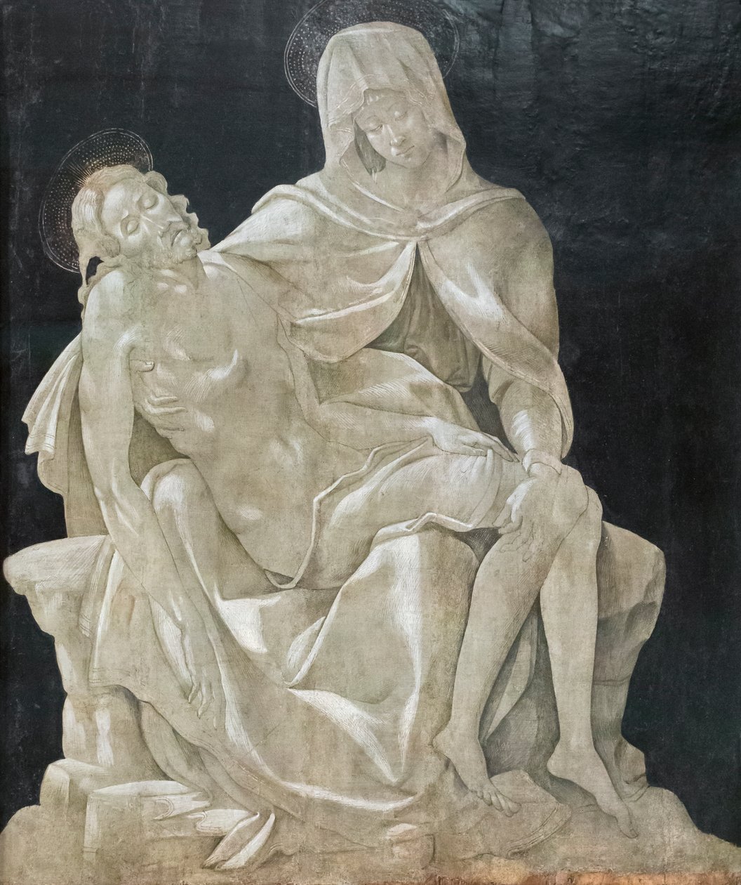 Oplakávání mrtvého Krista (Pietà), mistra Madony z Manchesteru od Master of the Manchester Madonna (attr. to)