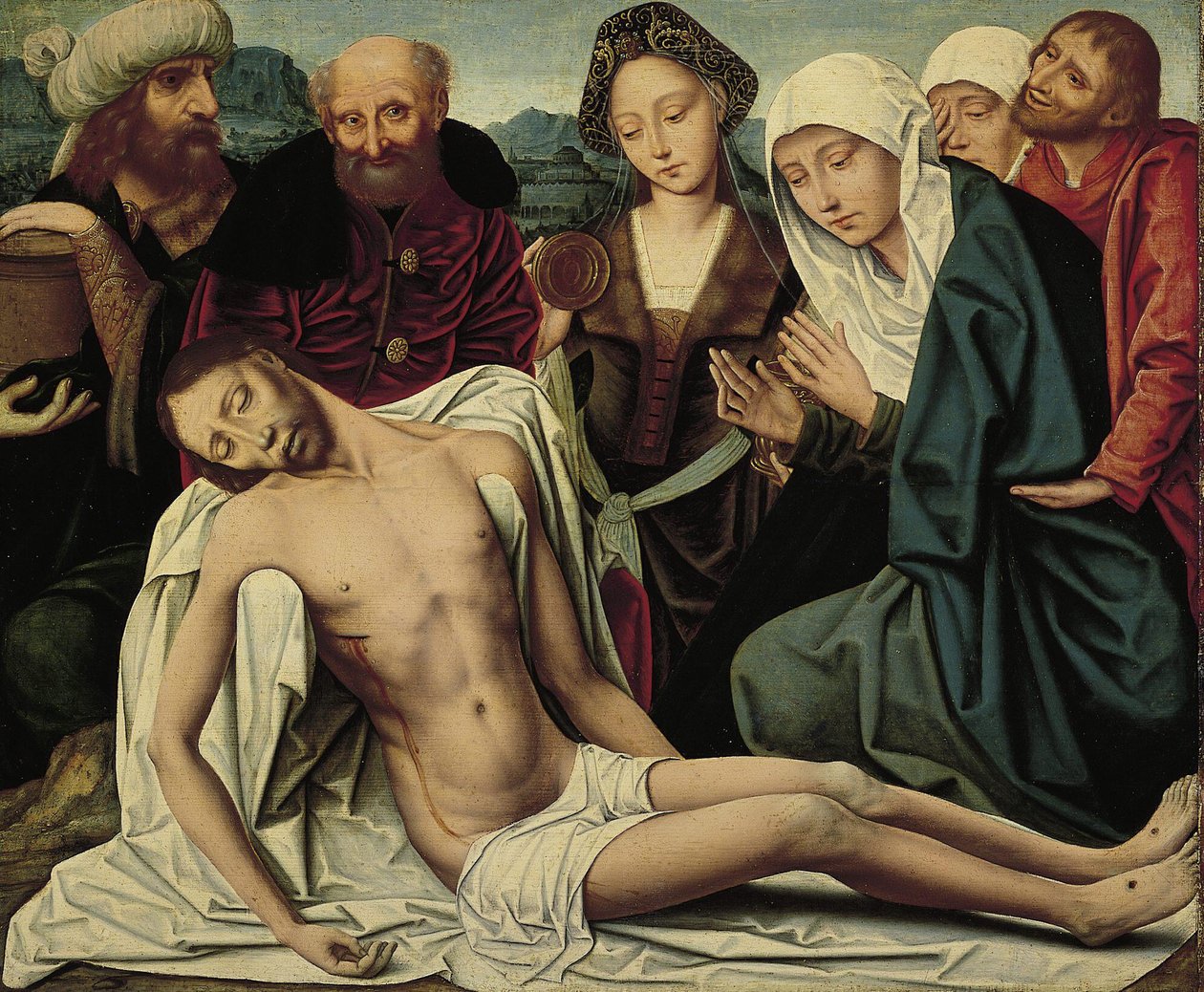 Nářek nad mrtvým Kristem od Master of the Mansi Magdalen