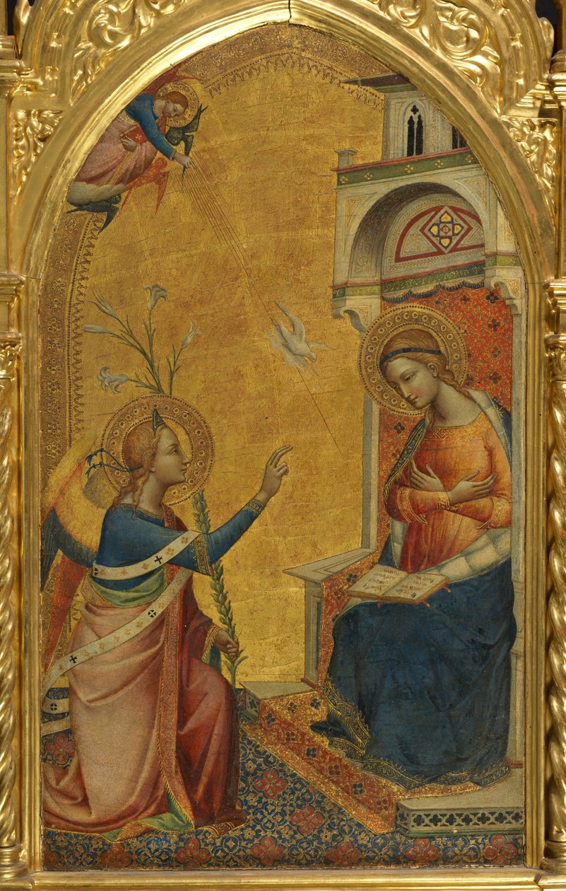 Annunciation, c.1350-75 (tempera na panelu) od Master of the Misericordia (attr.to)