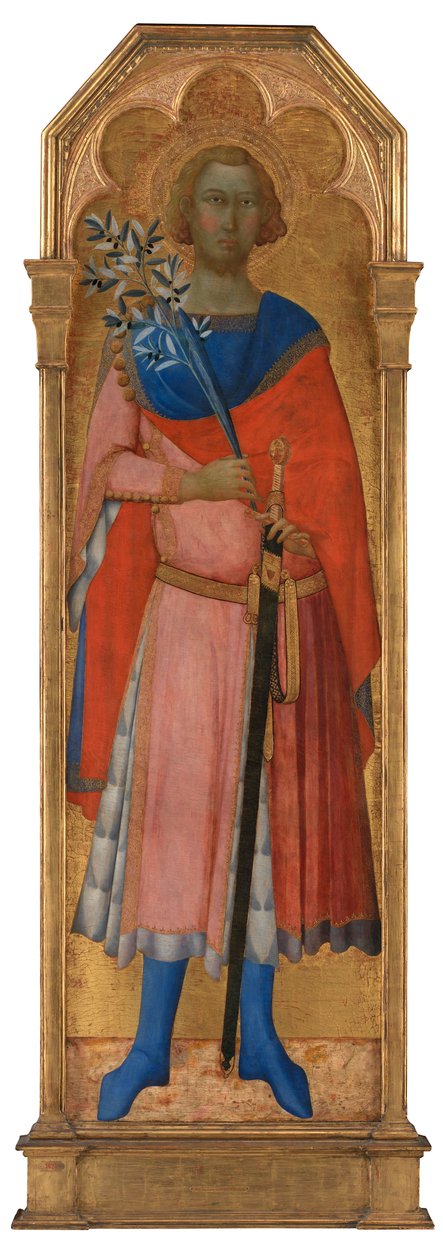 St. Victor, cca 1350 (tempera na panelu, zlatá půda) od Master of the Palazzo Venezia Madonna